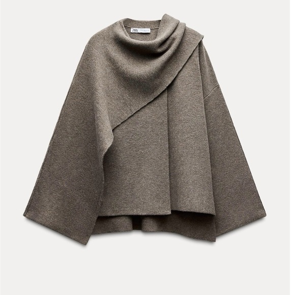 Zara Short Cape Jacket! - Picture 1 of 13